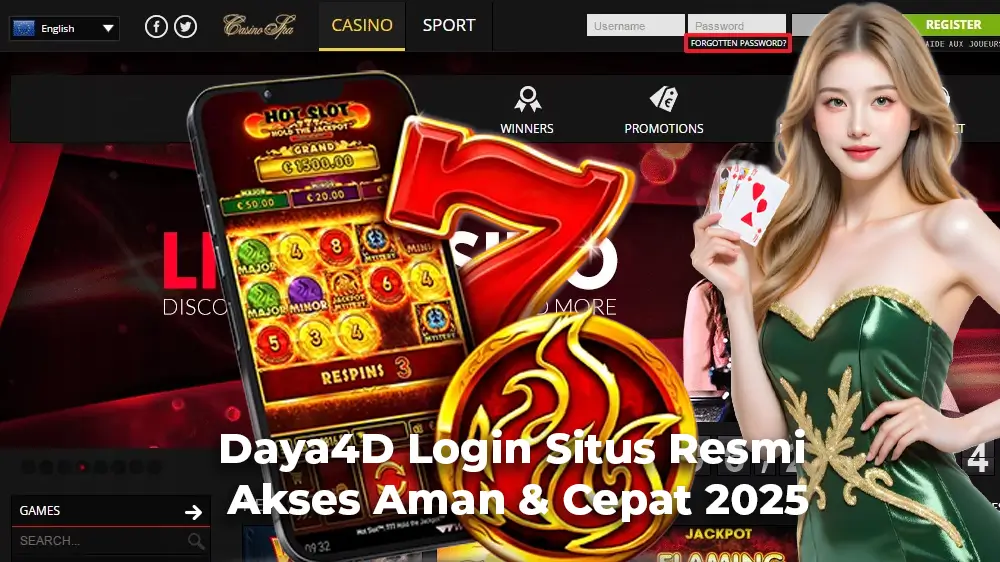Daya4D Login Situs Resmi - Akses Aman & Cepat 2025