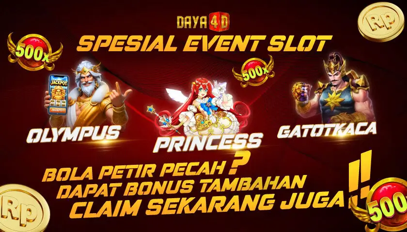 Spesial Event Slot Daya4D - Hadiah & Bonus Besar untuk Semua Pemain